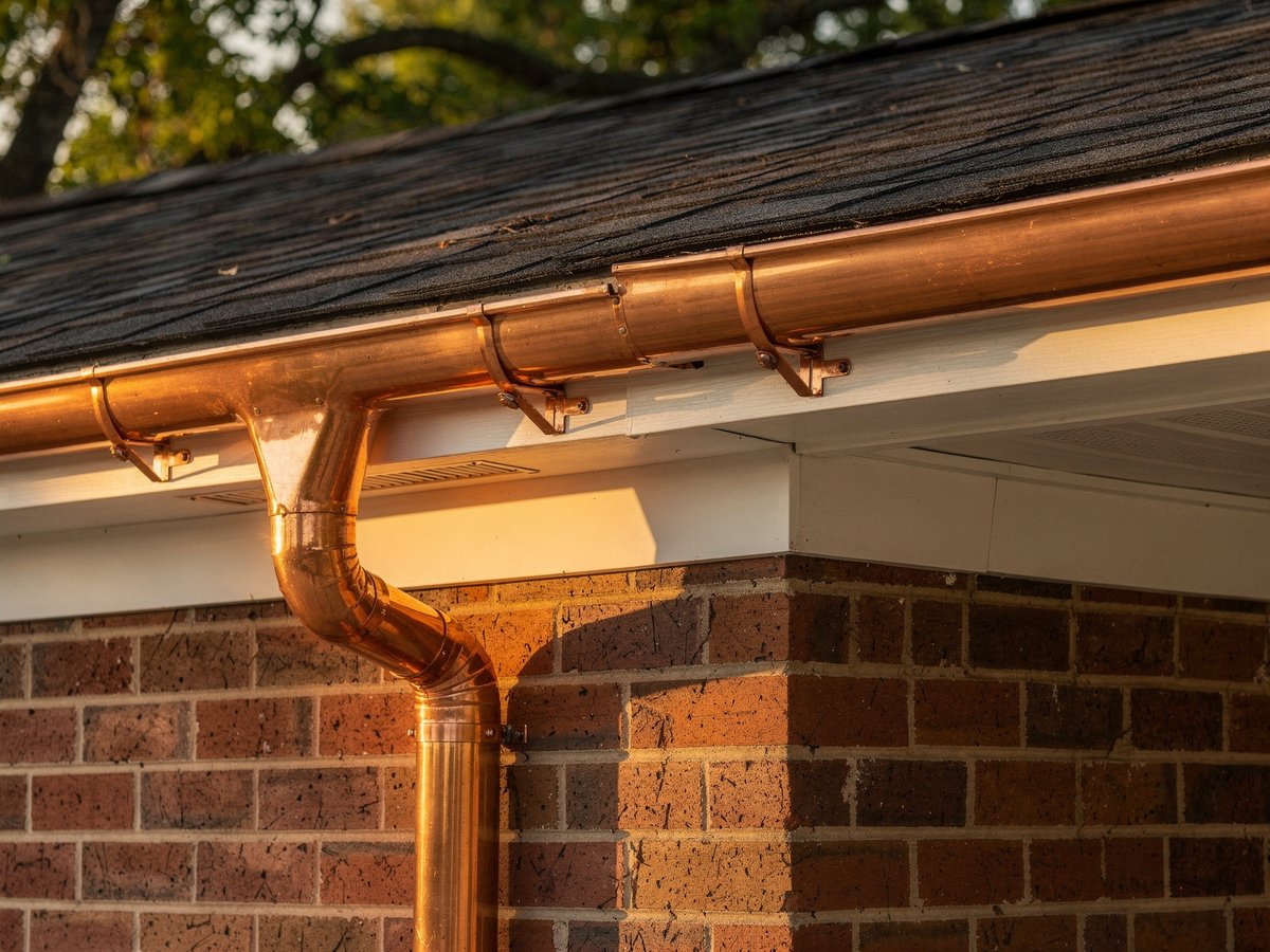 Half-Round and Copper Gutters in Athens, GA