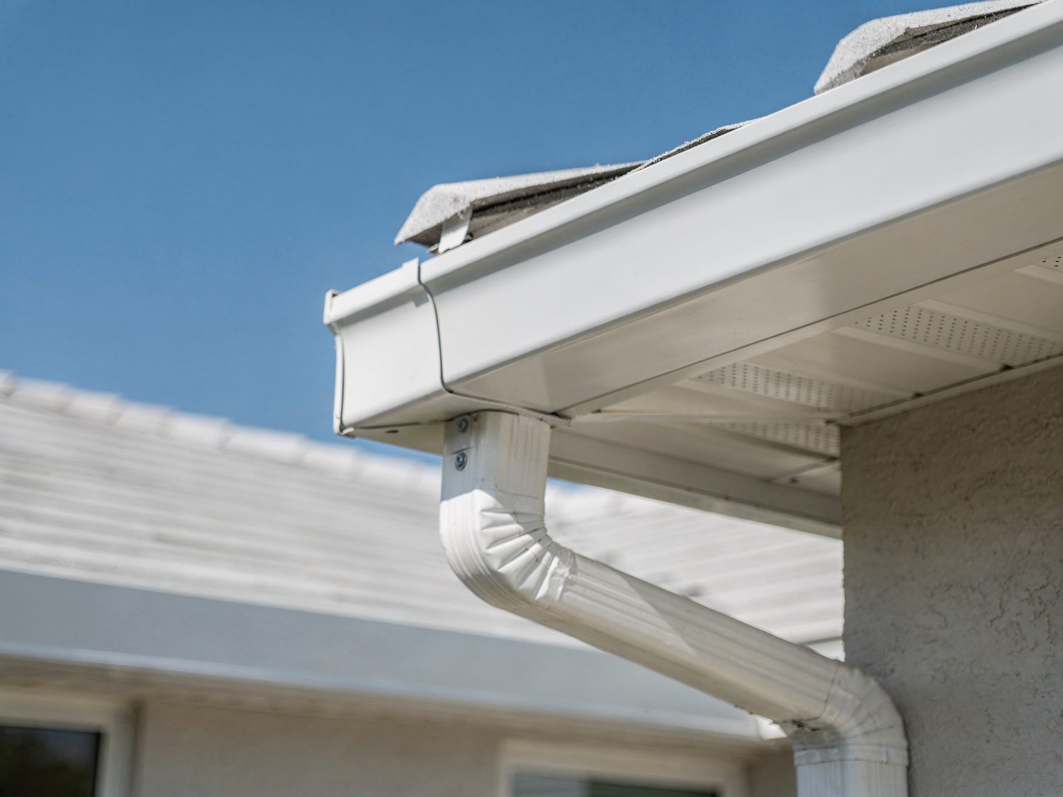 Seamless gutters installed on an Athens, GA home